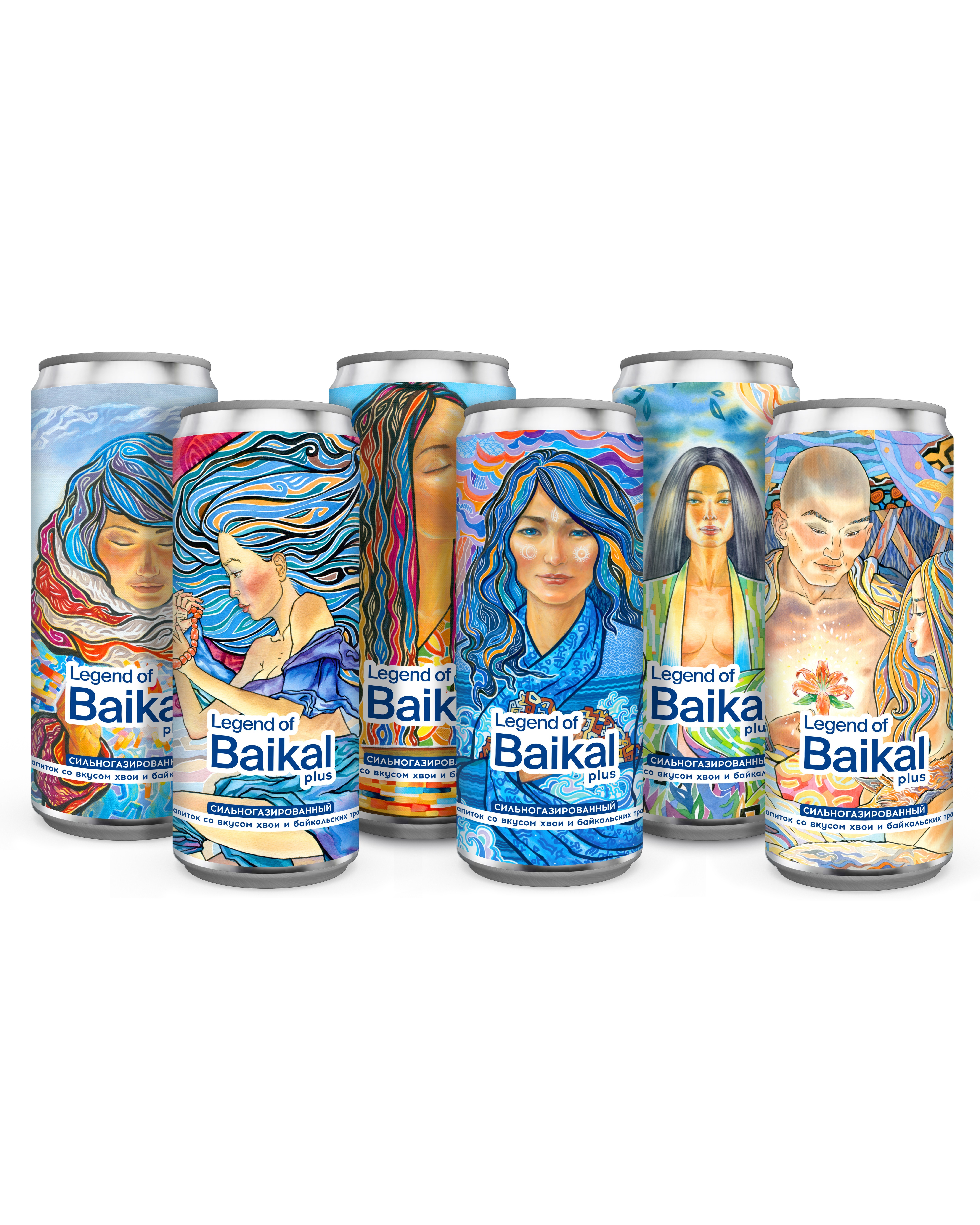 Напиток безалкогольный сильногазированный Legend of Baikal plus со вкусом «Хвоя» 0,33л (упаковка 12 шт)
