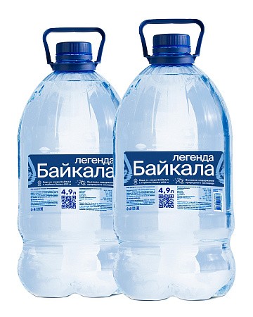 Вода питьевая «Легенда Байкала» негазированная 4,9 л, пластик (упаковка 2 шт)